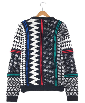 CONCRETE 総柄ニット