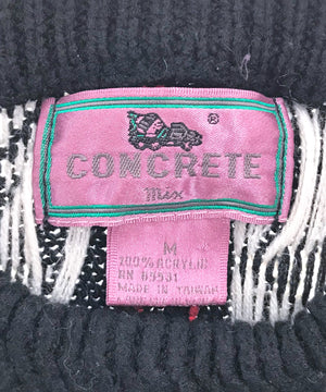 CONCRETE 総柄ニット