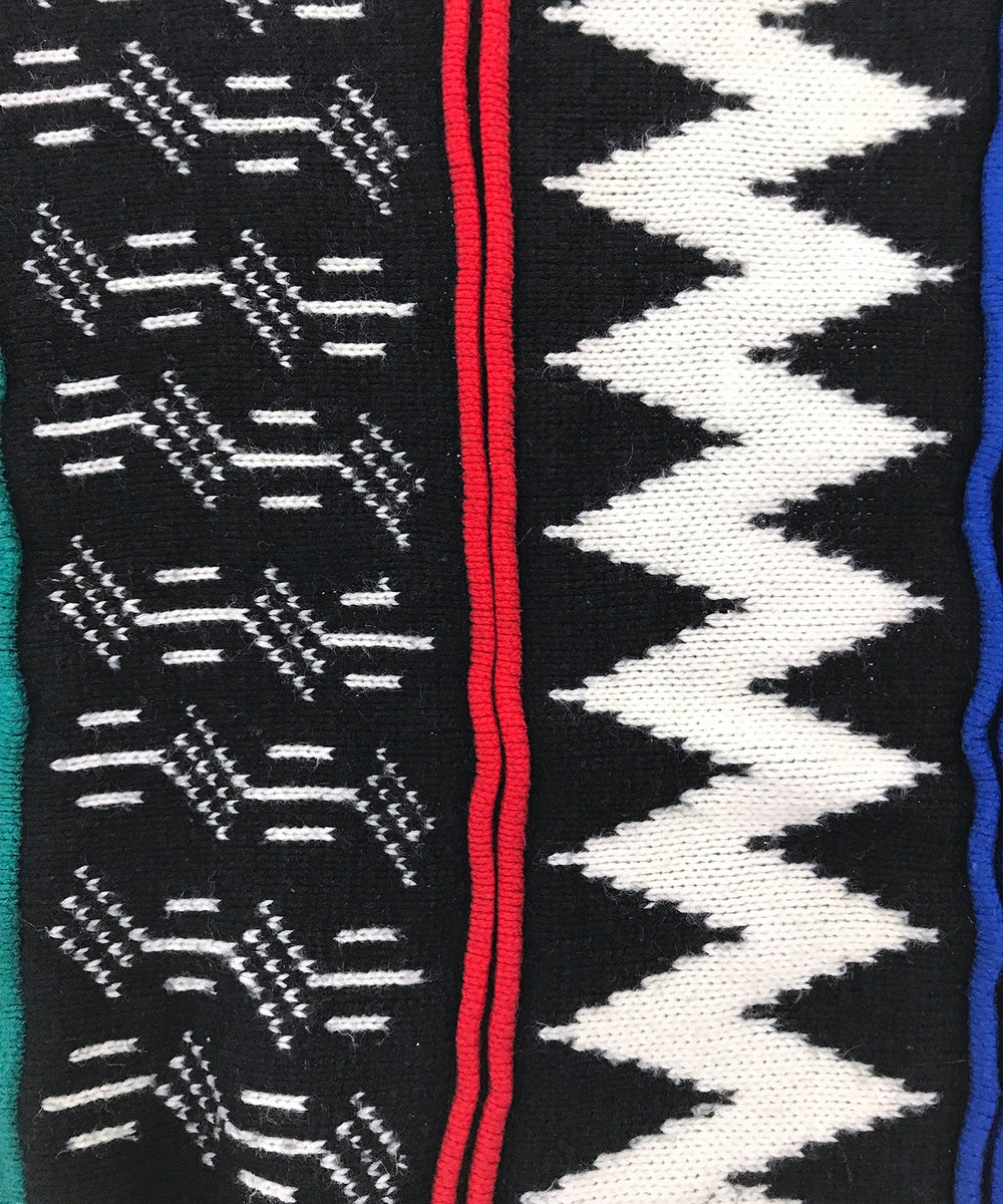 CONCRETE 総柄ニット