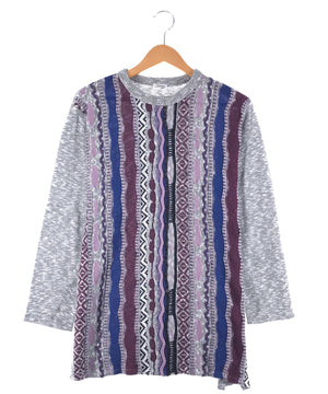 creation atelier gj 総柄ニット