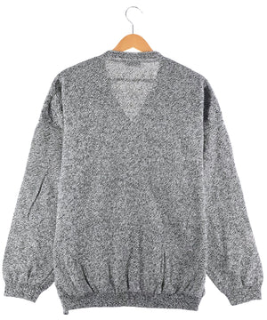 CONTE MASSIMO Vネック 総柄ニット