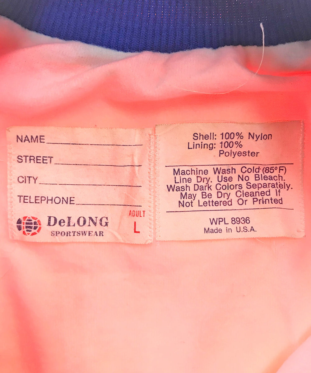 DeLONG チームロゴナイロンジャケット