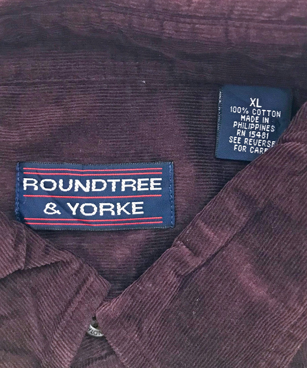 ROUNDTREE & YORKE コーデュロイシャツ