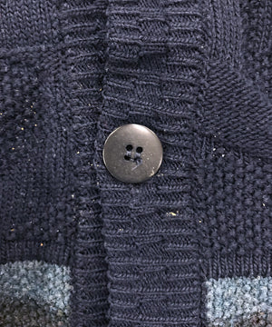 WOLLE 総柄カーディガン