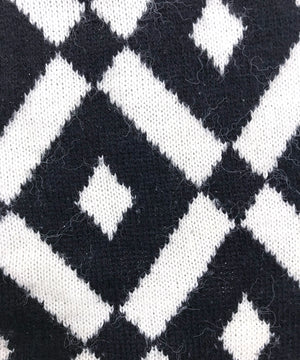 総柄カーディガン