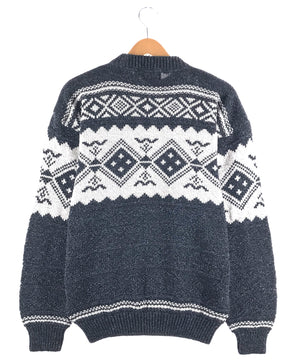 PECONIC BAY TRADERS 80S 総柄ニット