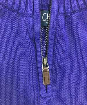 CHAPS ハーフZIPニット