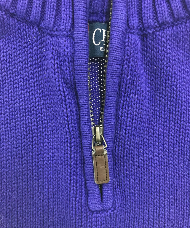 CHAPS ハーフZIPニット