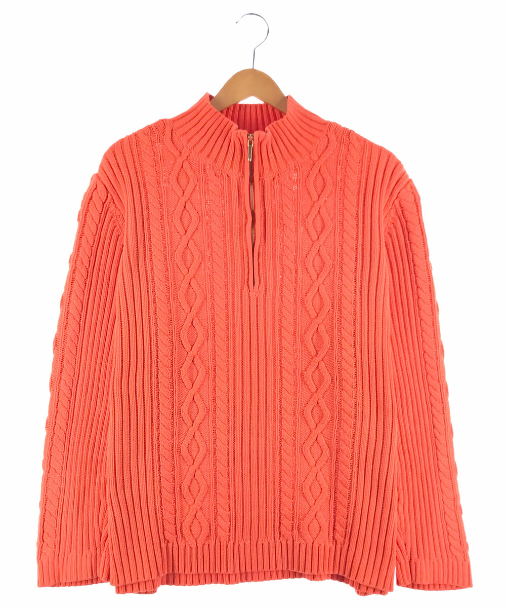 CHAPS ハーフZIPニット