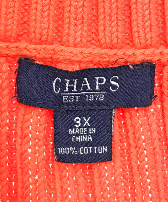 CHAPS ハーフZIPニット