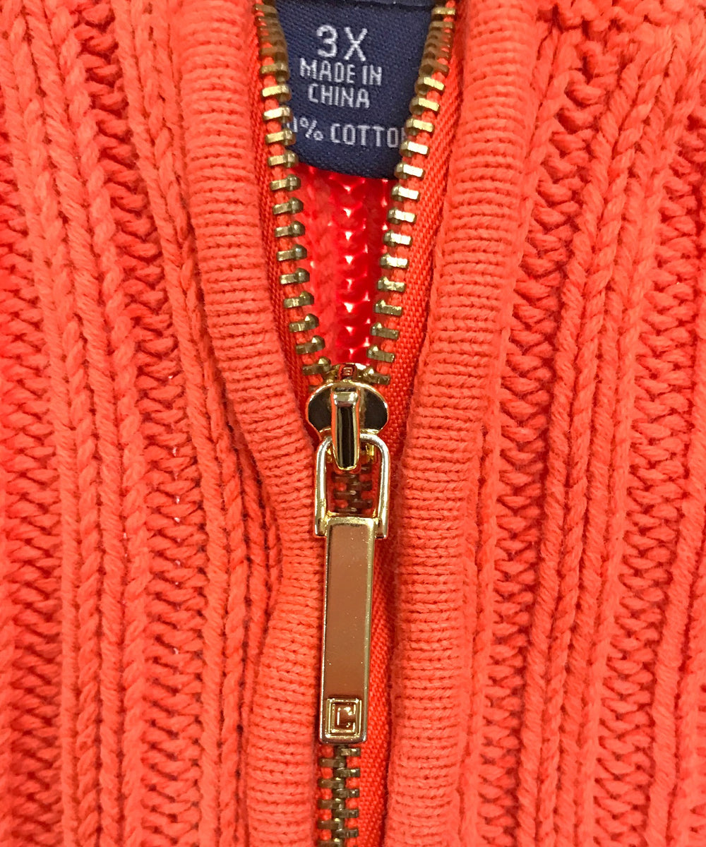 CHAPS ハーフZIPニット