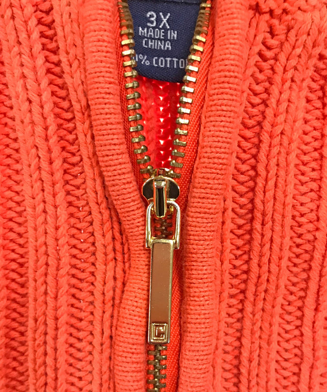 CHAPS ハーフZIPニット