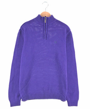 CHAPS ハーフZIPニット