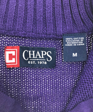 CHAPS ハーフZIPニット