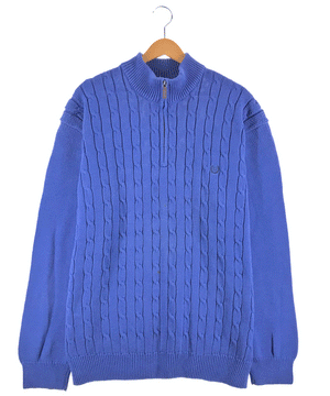 CHAPS ハーフZIPニット