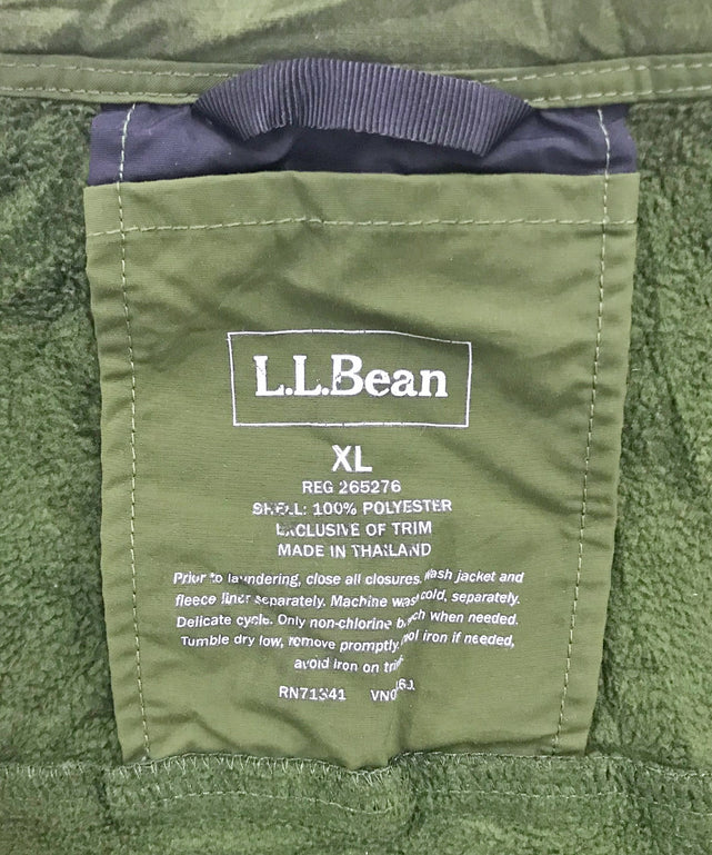 L.L.Bean アウトドアナイロンジャケットフリース ライナー付 – WEGO