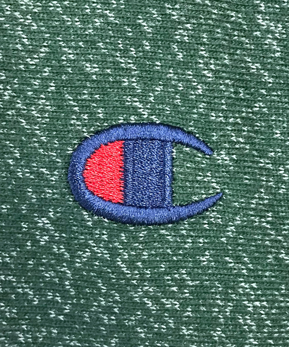 Champion リバース パーカー ワンポイントロゴ 刺繍