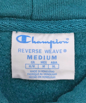 Champion リバース パーカー ワンポイントロゴ 刺繍