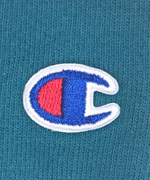 Champion リバース パーカー ワンポイントロゴ 刺繍