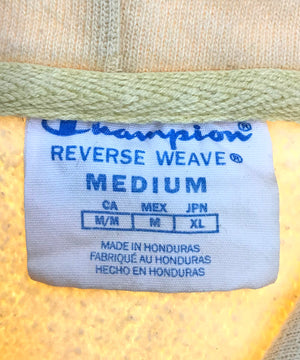Champion リバース パーカー ワンポイントロゴ 刺繍