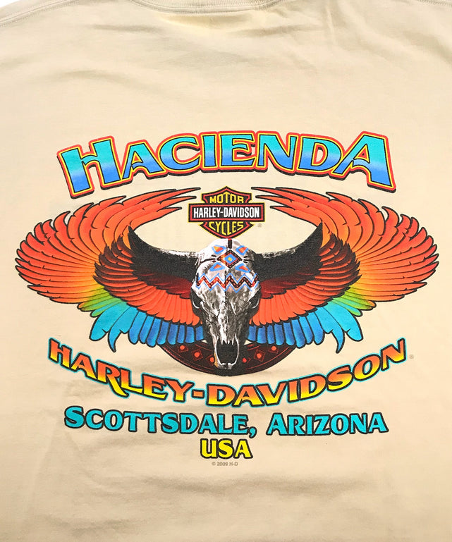 Tシャツ/カットソー(半袖/袖なし)Harley-Davidson スカル ウイング Tシャツ faithtokyo