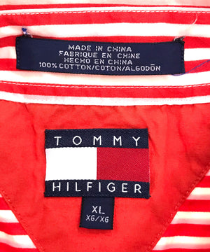 TOMMY ストライプ 長袖ブランドシャツ