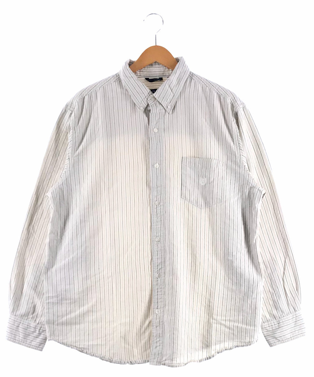 CHAPS ストライプ 長袖ブランドシャツ
