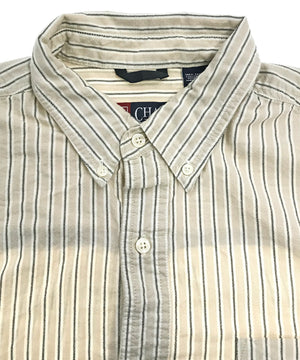 CHAPS ストライプ 長袖ブランドシャツ