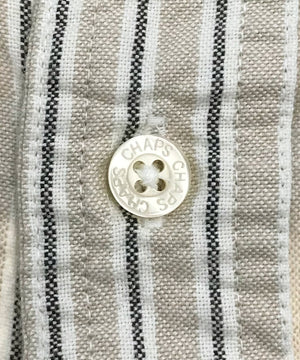 CHAPS ストライプ 長袖ブランドシャツ