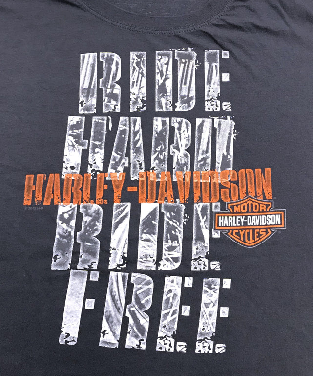 Harley-Davidson 長袖 ハーレーTシャツRIDE HARD RIDE FREE DAYTONA