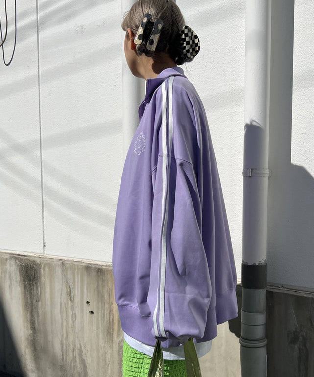 【最終値下げ】adidas ハーフジップ パープル ジャージ