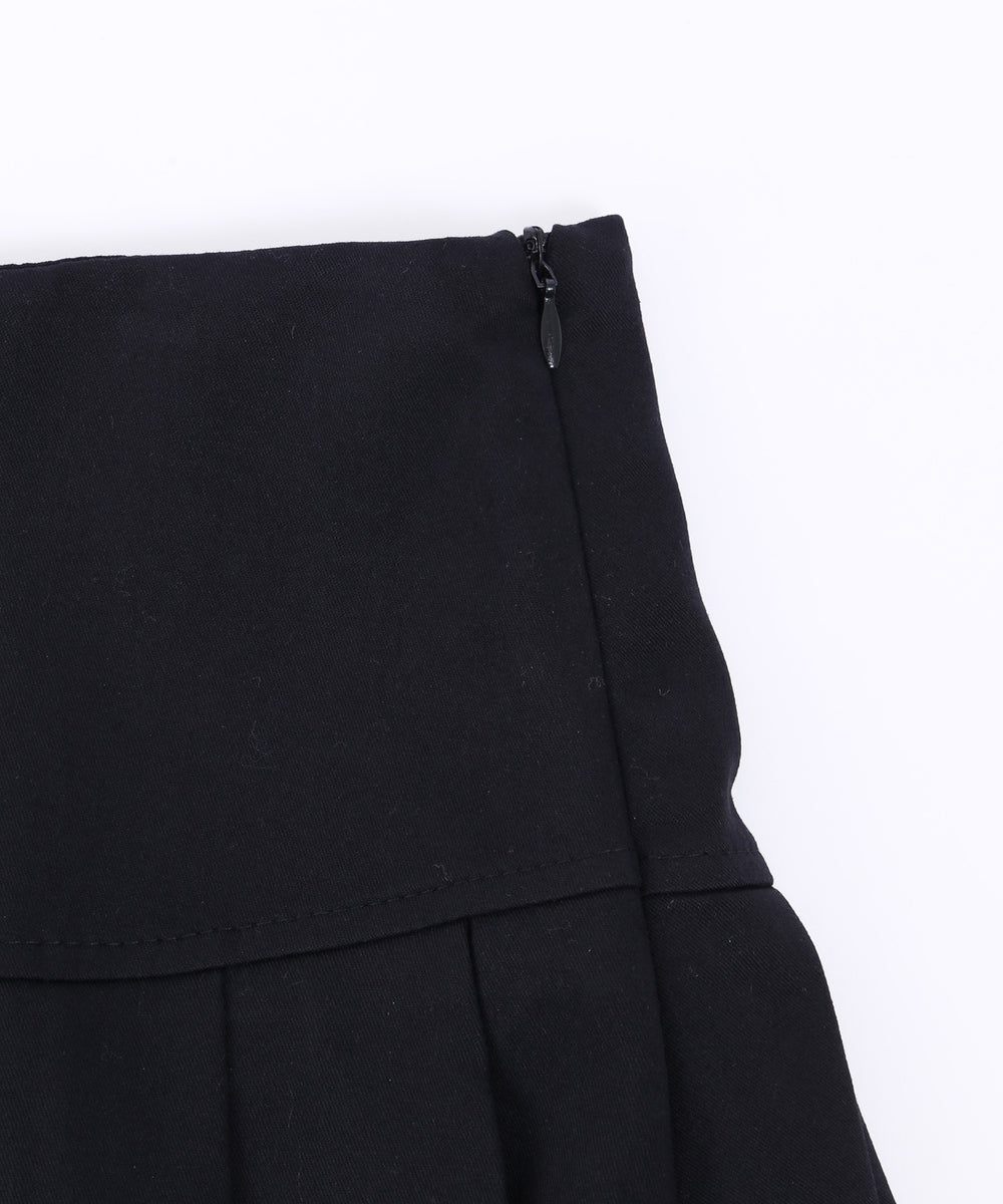 無地プリーツスカート