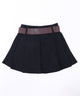 ベルト付きボックススカート