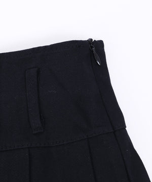 ベルト付きボックススカート