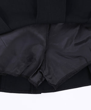 ベルト付きボックススカート