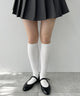 リブハイソックス/ホワイト