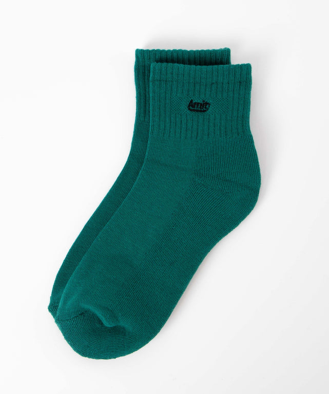 Amity刺繍アンクルパイルソックス(23-25cm)