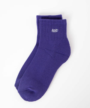 Amity刺繍アンクルパイルソックス(23-25cm)