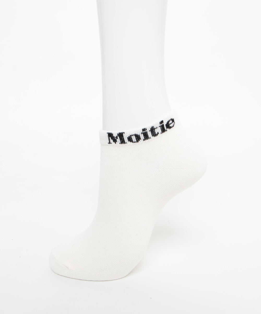 Moitieロゴショートソックス(23-25cm)