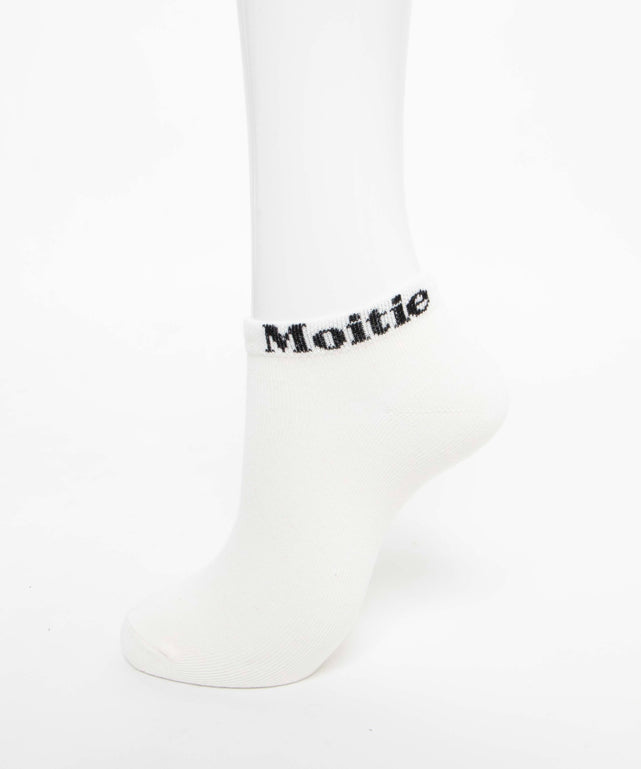 Moitieロゴショートソックス(23-25cm)