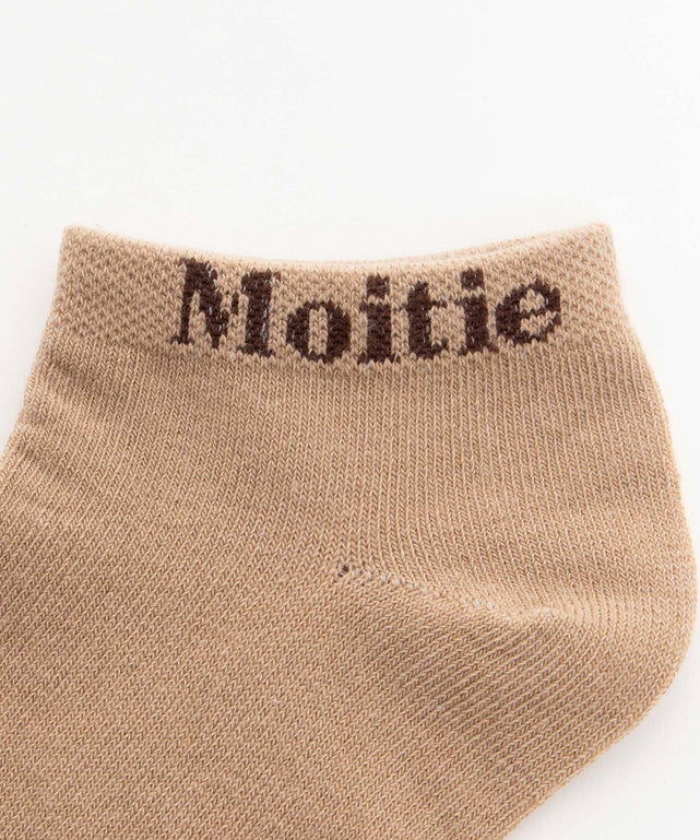 Moitieロゴショートソックス(23-25cm)