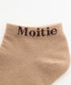 Moitieロゴショートソックス(23-25cm)