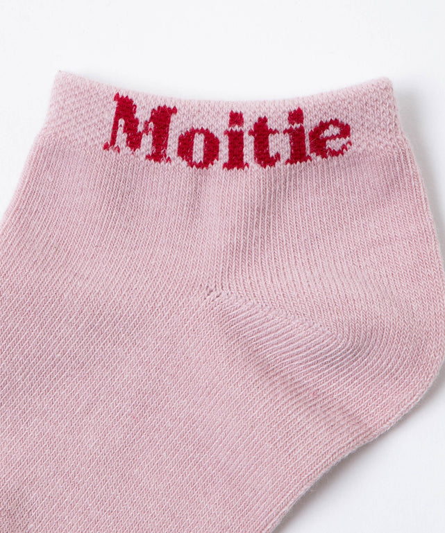 Moitieロゴショートソックス(23-25cm)
