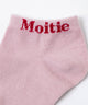 Moitieロゴショートソックス(23-25cm)