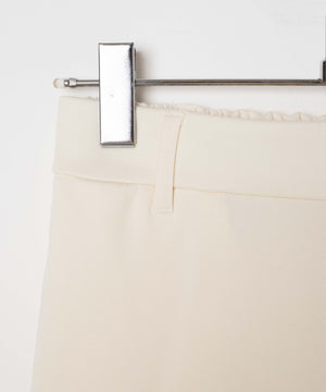 ポンチセンタープレスフレアパンツ