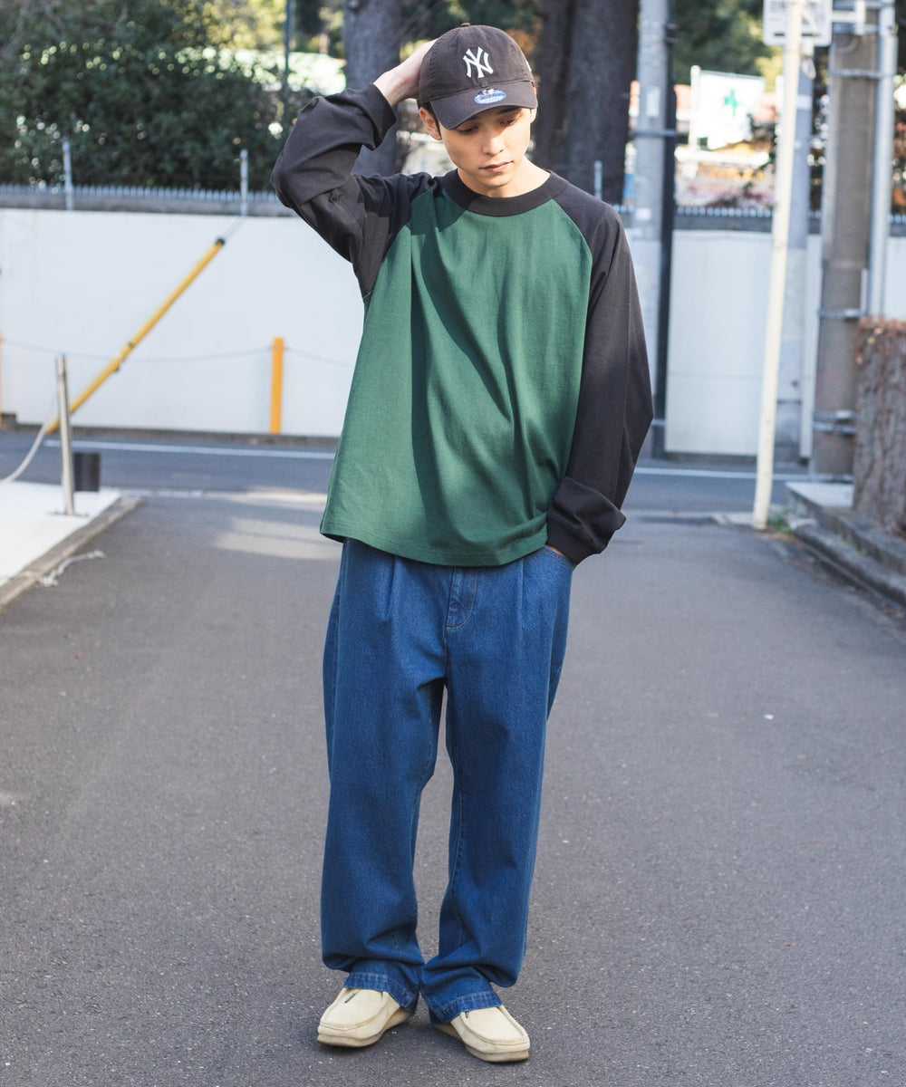 デニム中濃色 モデル：175cm L着用