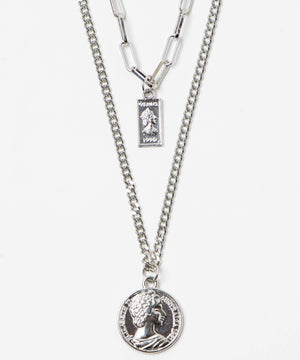 レイヤーモチーフネックレス