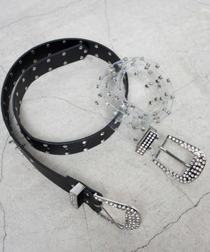 ビジューワイドベルト