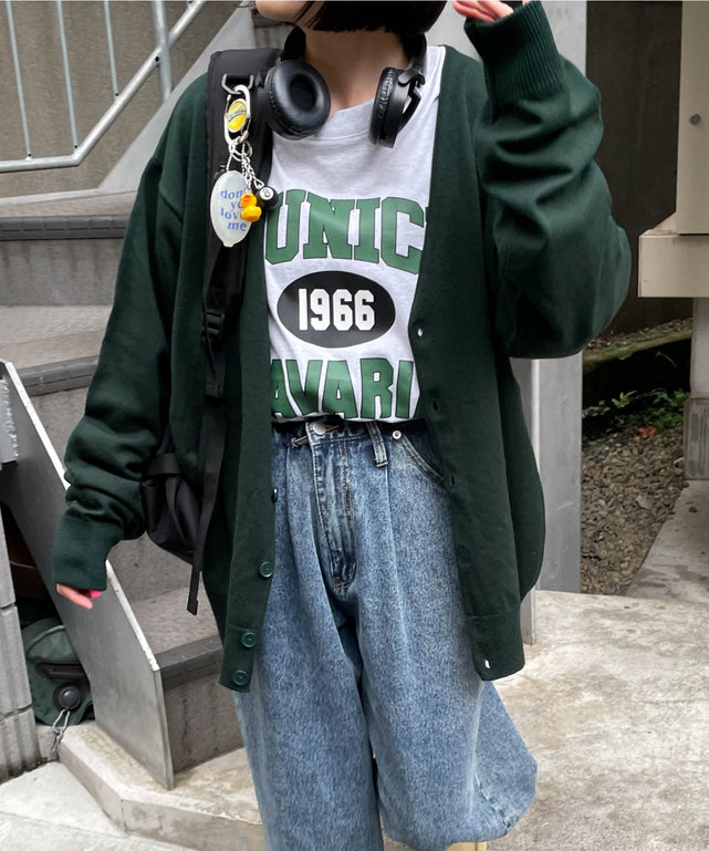 Dグリーン　モデル：155cm Lサイズ着用