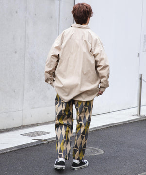 総柄ワイドイージーパンツ